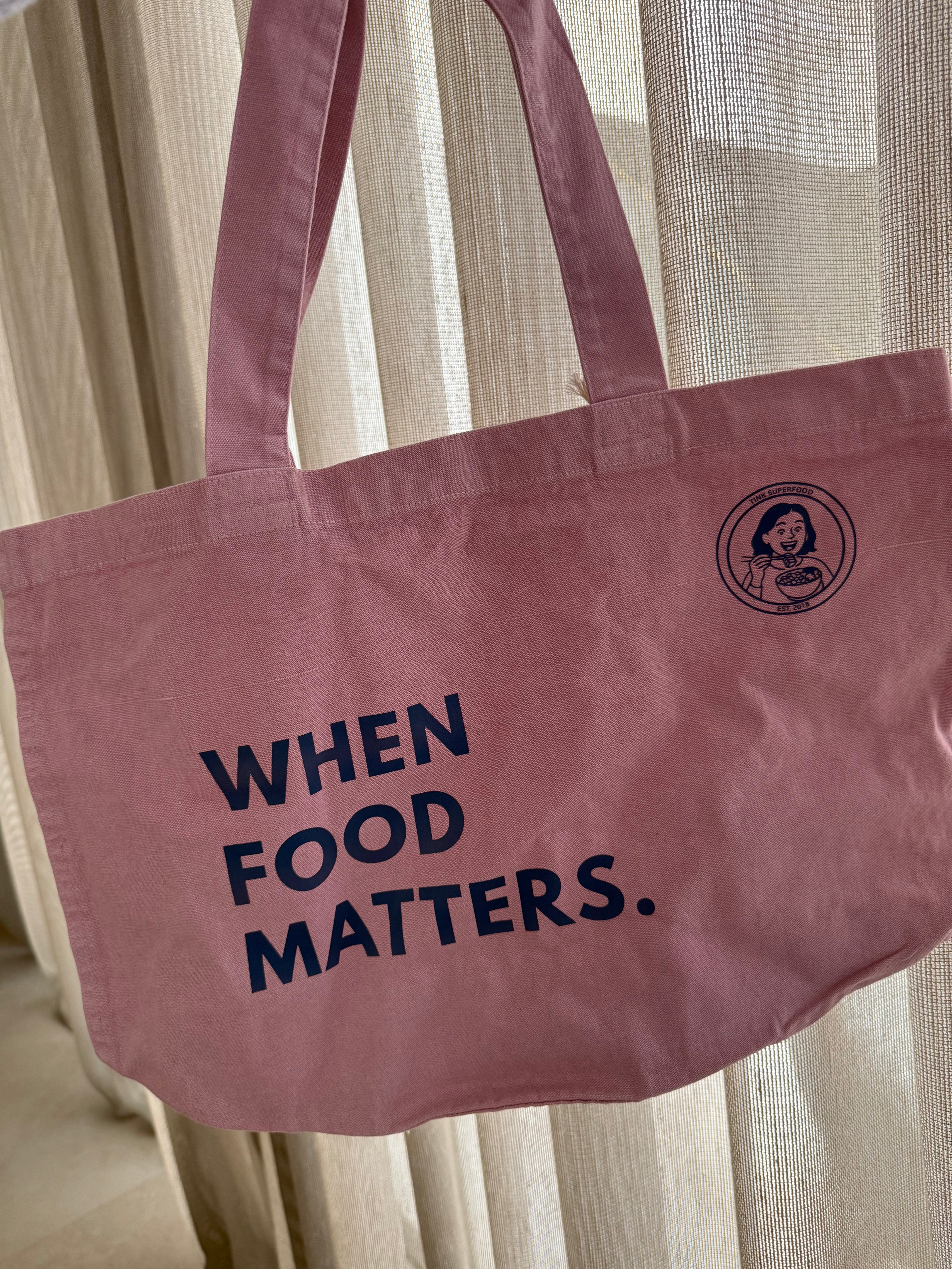 Tote Bag - Strawberry Matcha