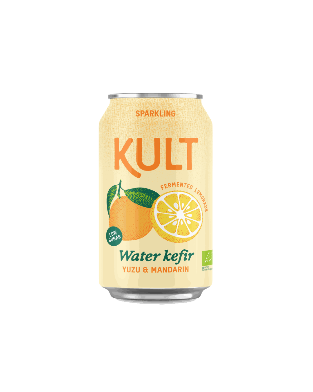 KULT - water kefir, yuzu&mandarina, 330ml