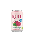 KULT - water kefir, malina&meta, 330ml / BREZ SLADKORJA